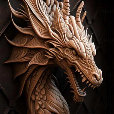 3D model dragon (STL)